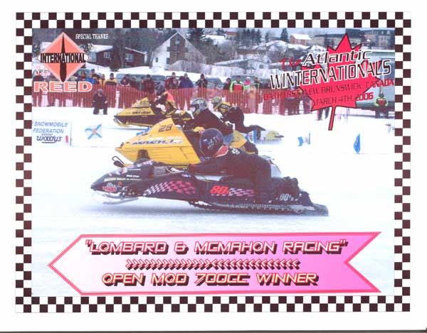 Lombard and McMahan win the 2006 Atlantic WINTERNATIONALS.