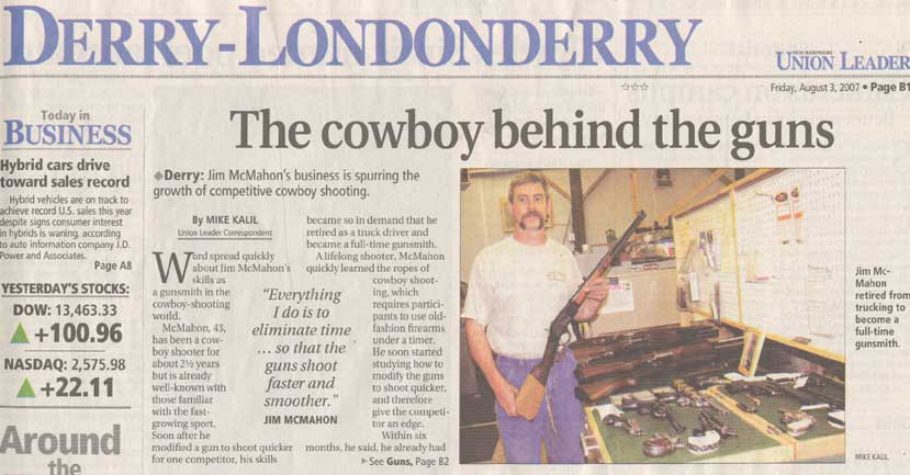 New Hampshire Union Leader newspaper article