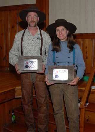 Jimmy Spurs and Appaloosa Amy, 2007 Buzzard Boil winners.