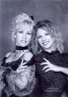 Closeup shot of Karrie Kay and Kristine.