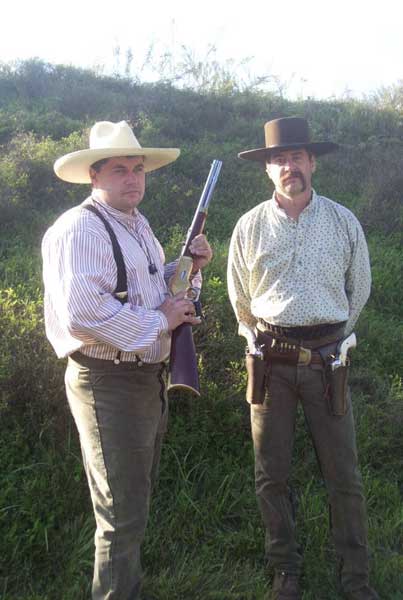 Jimmy Spurs (right) with Smokey Sue.