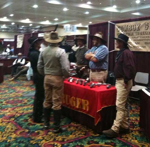 The Cowboy Gun Works booth.