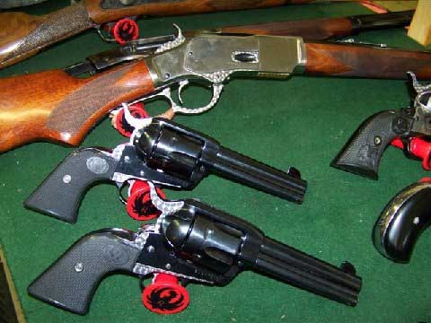 Some of the guns for sale at Cowboy Gunworks ...