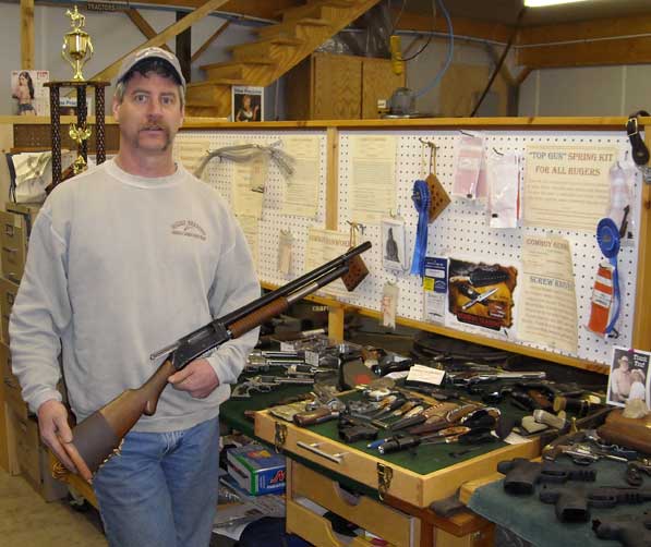 Jimmy with 1897 shotgun
