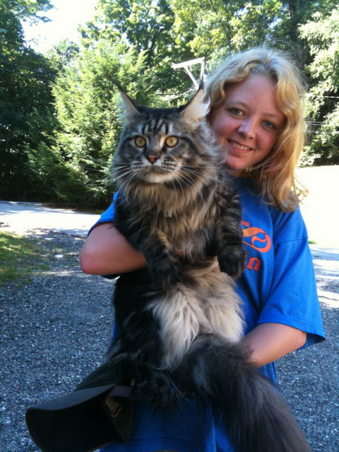 Cody with Little Ruby in late August 2010.
