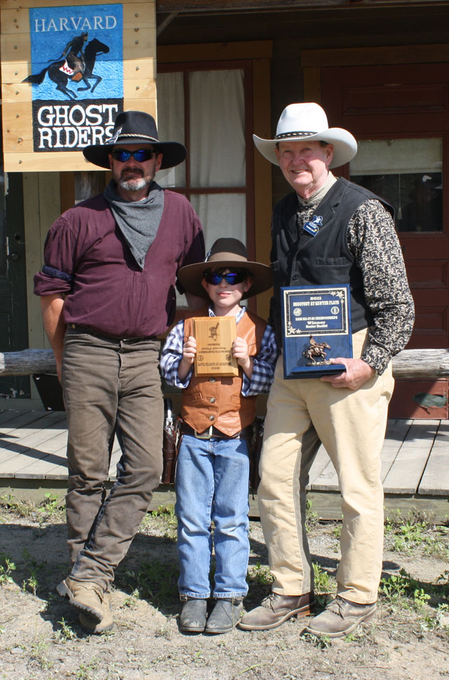 Left to Right:  Splinter Jack, Tommy Two Spurs and Peddler Jack.