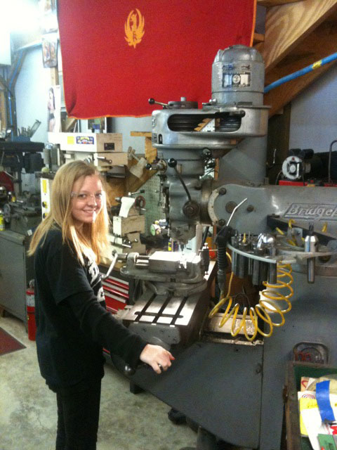 Working at Cowboy Gunworks in 2009.