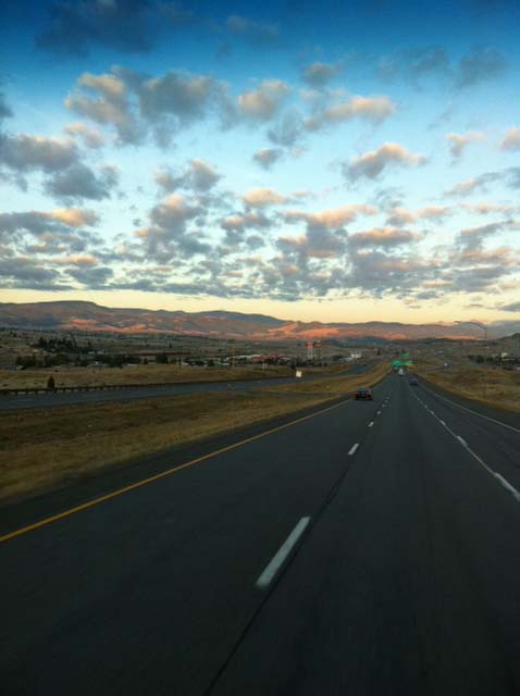 Daybreak on the Great Plains.